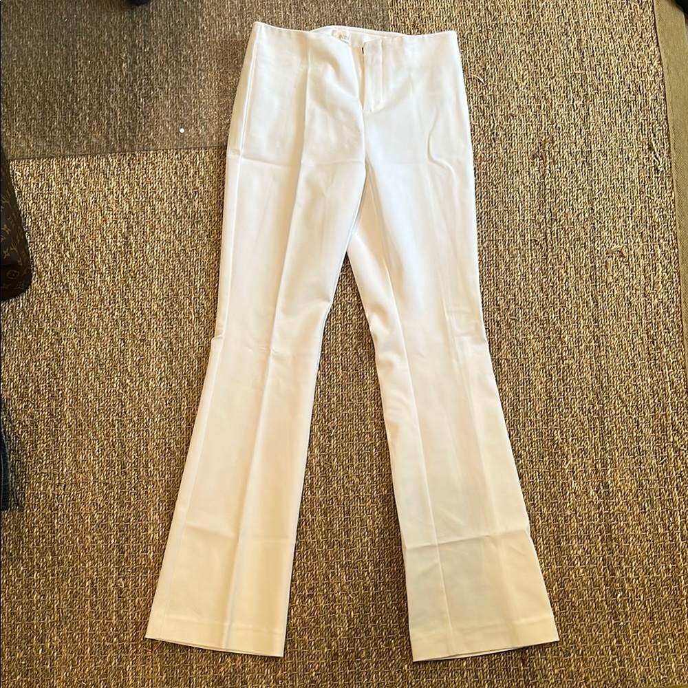 Elegant White Flared Pants